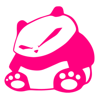 JDM Panda Decal (Hot Pink)